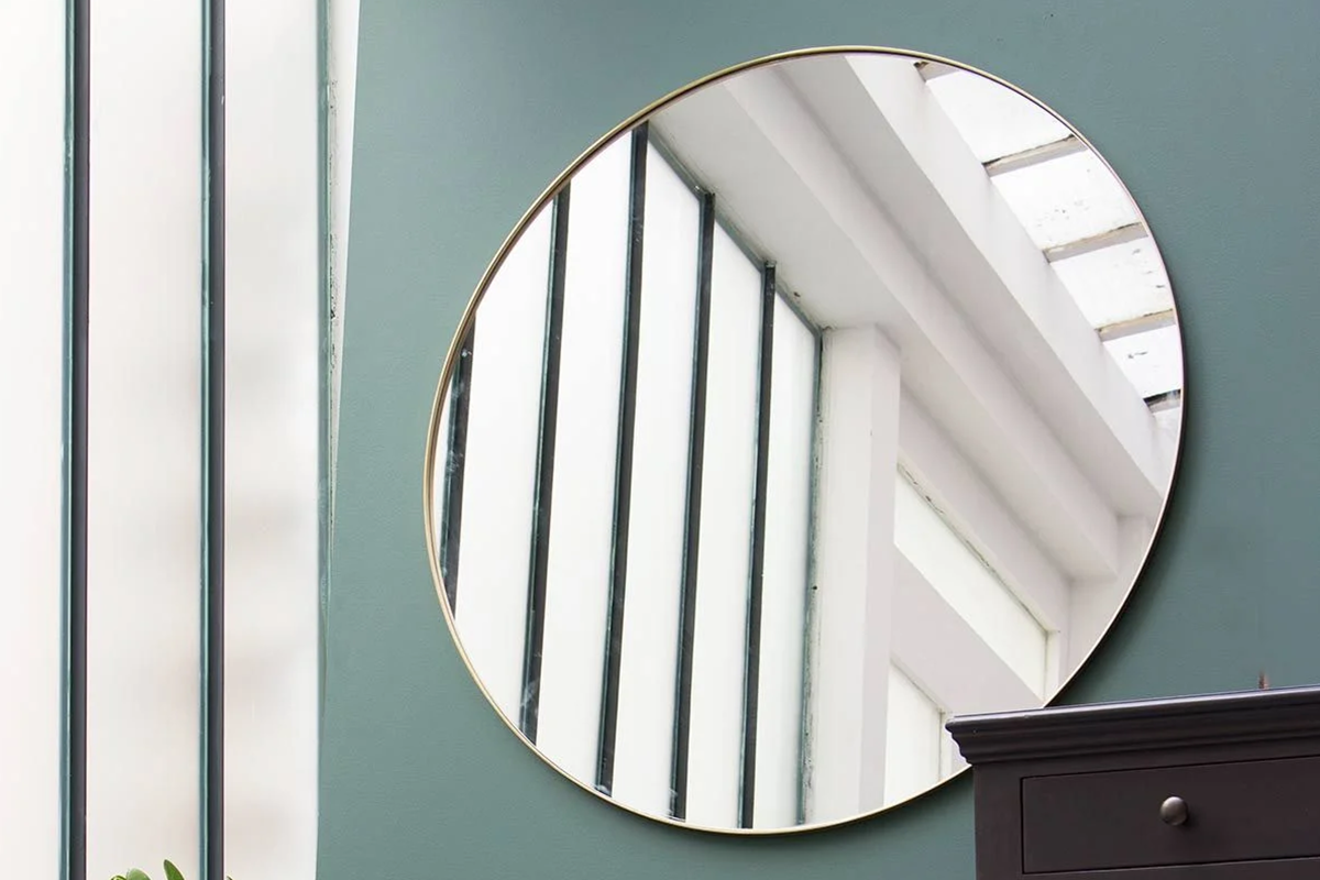 espelhos parede redondo